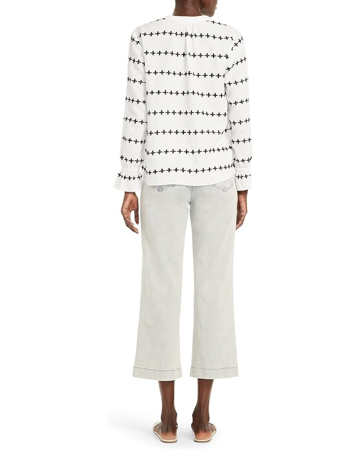 

Топ NIC+ZOE Petite Plus One Top, белый мульти