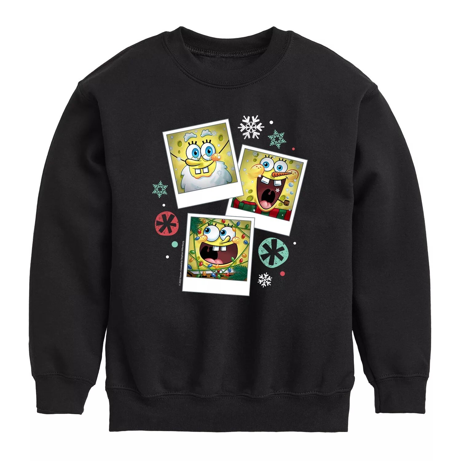 

Флисовый свитшот с графическим рисунком для мальчиков 8–20 лет Nickelodeon SpongeBob SquarePants (Рождественские фотографии) Licensed Character