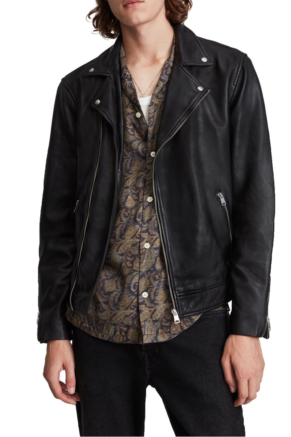 

Байкерская куртка Allsaints Tyson All Saints, черный