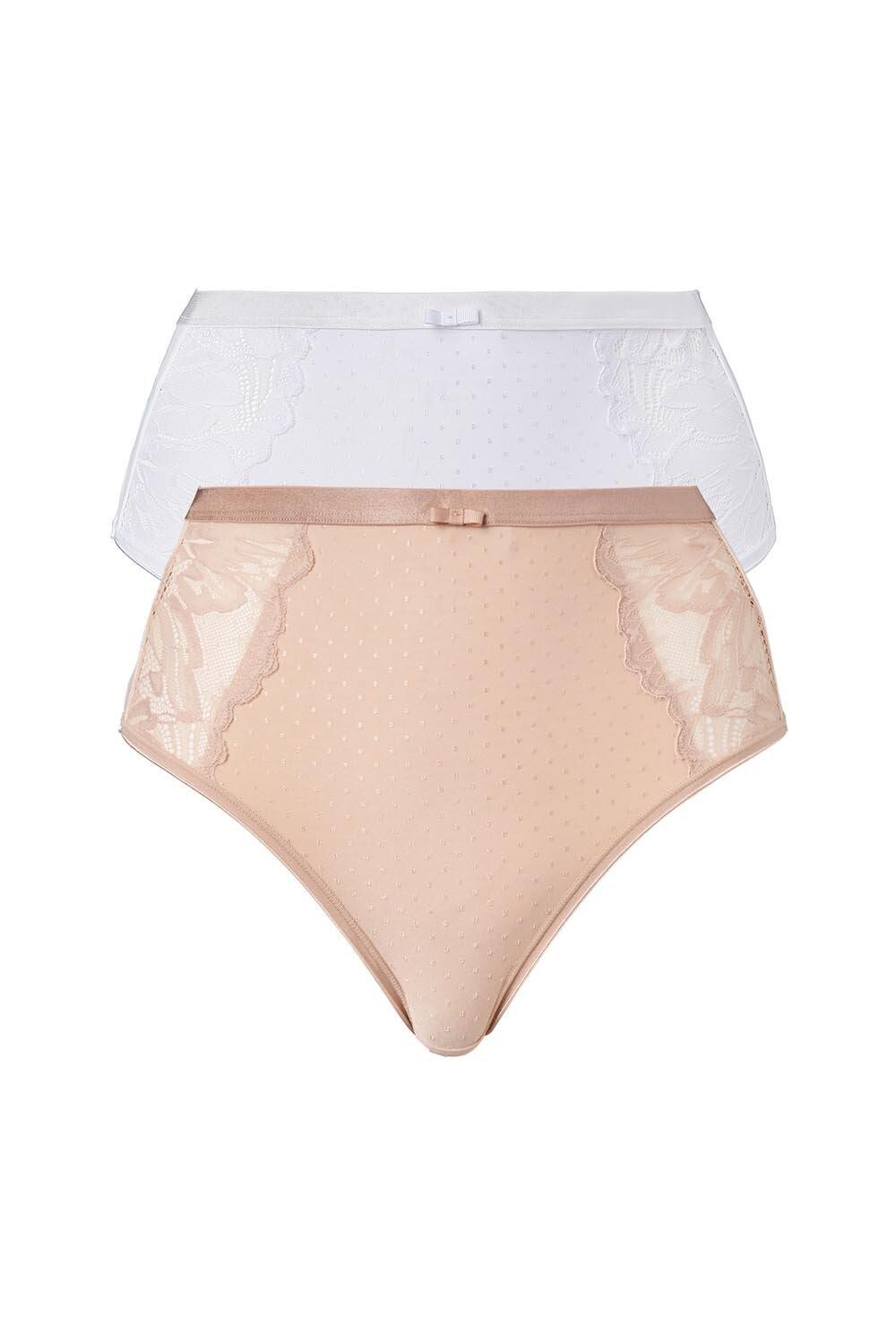 

Комплект из 2 трусиков Aria Full Cotton Traders, белый