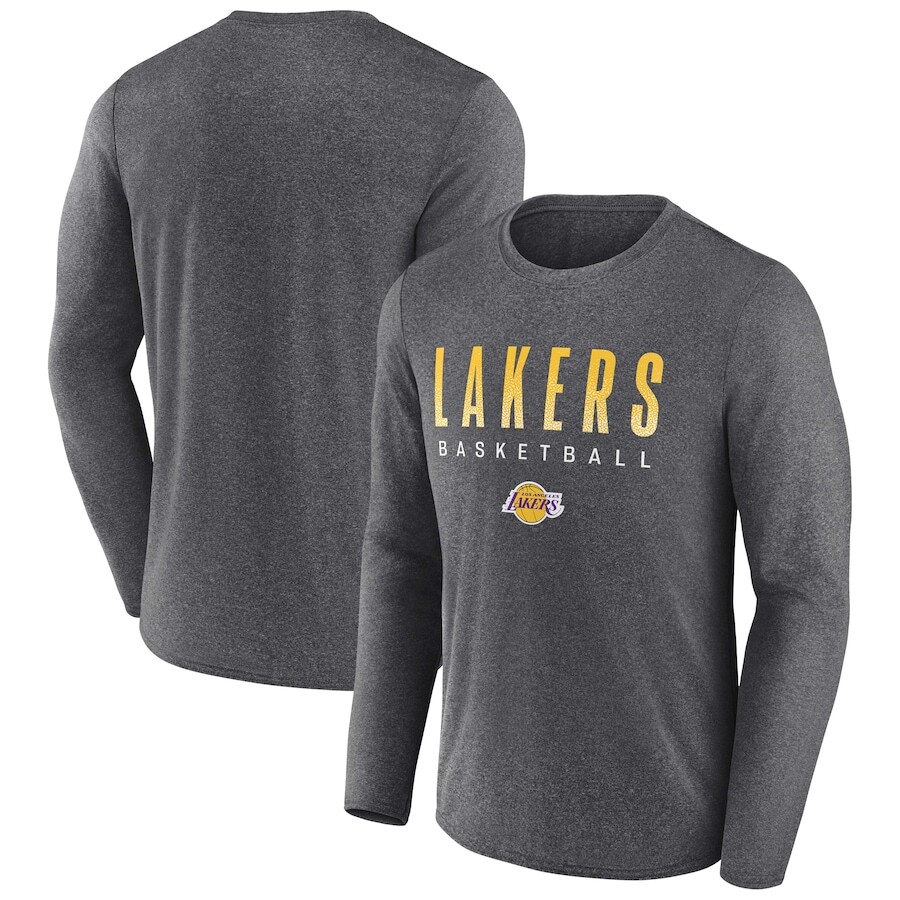 

Футболка с длинным рукавом Fanatics Branded Los Angeles Lakers, угольный