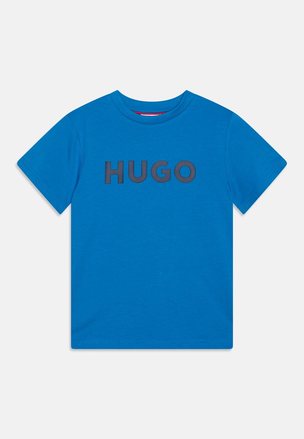 

Футболка с принтом SHORT SLEEVES TEE HUGO Kids, цвет electric blue