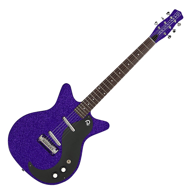 Электрогитара Danelectro BO59-PRPMF Blackout '59 Shorthorn Shape 6-String Electric Guitar - Purple Metalflake электрогитара danelectro blackout 59 nos electric guitar purple metalflake