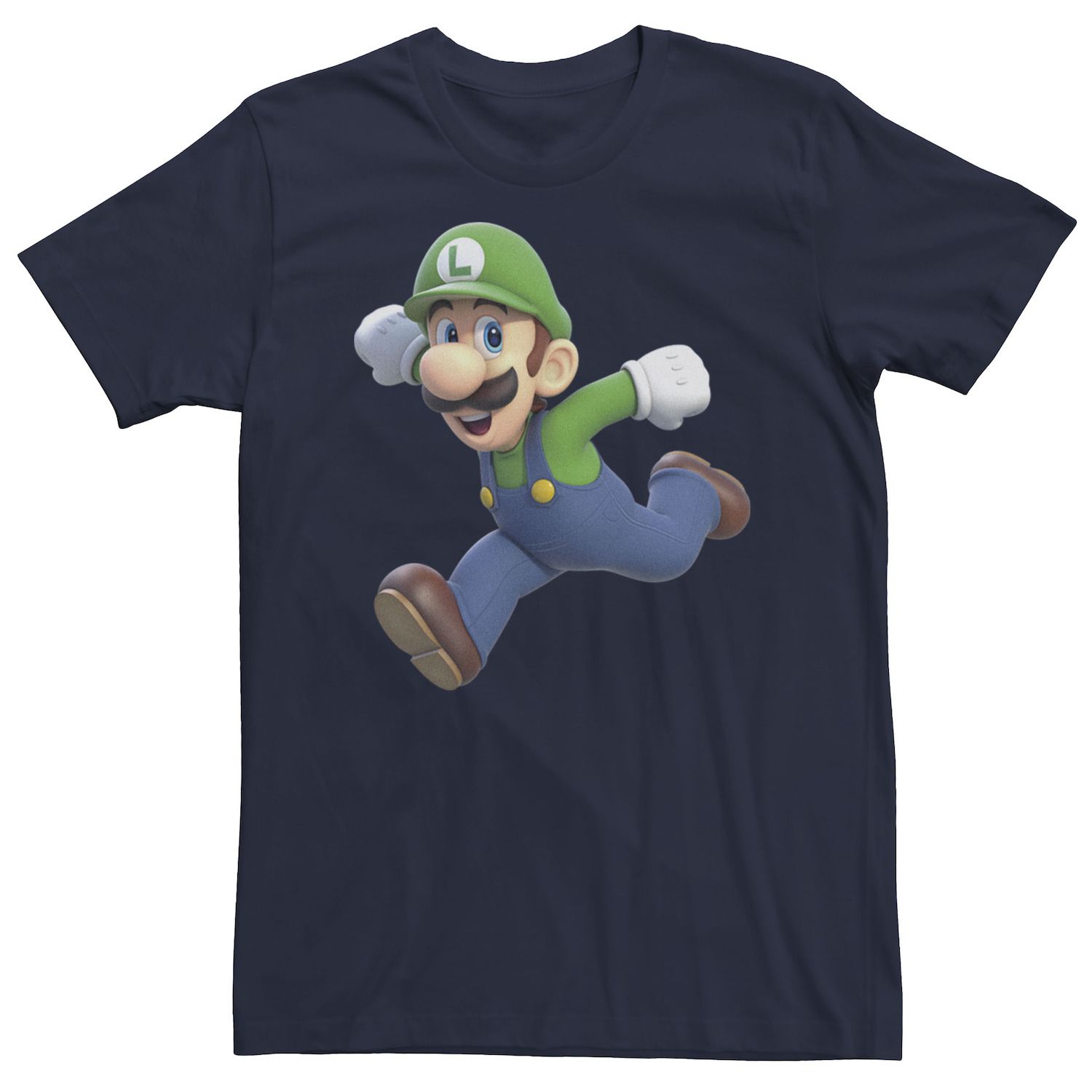 Мужская футболка с портретом Nintendo Luigi Licensed Character фото