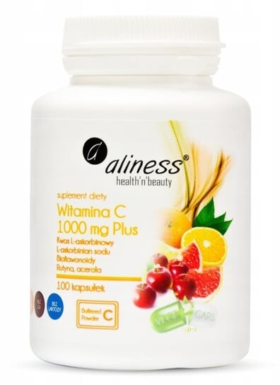 

Aliness, Витамин С 1000мг ацеролы - иммунитет, 100 капсул. MedicaLine