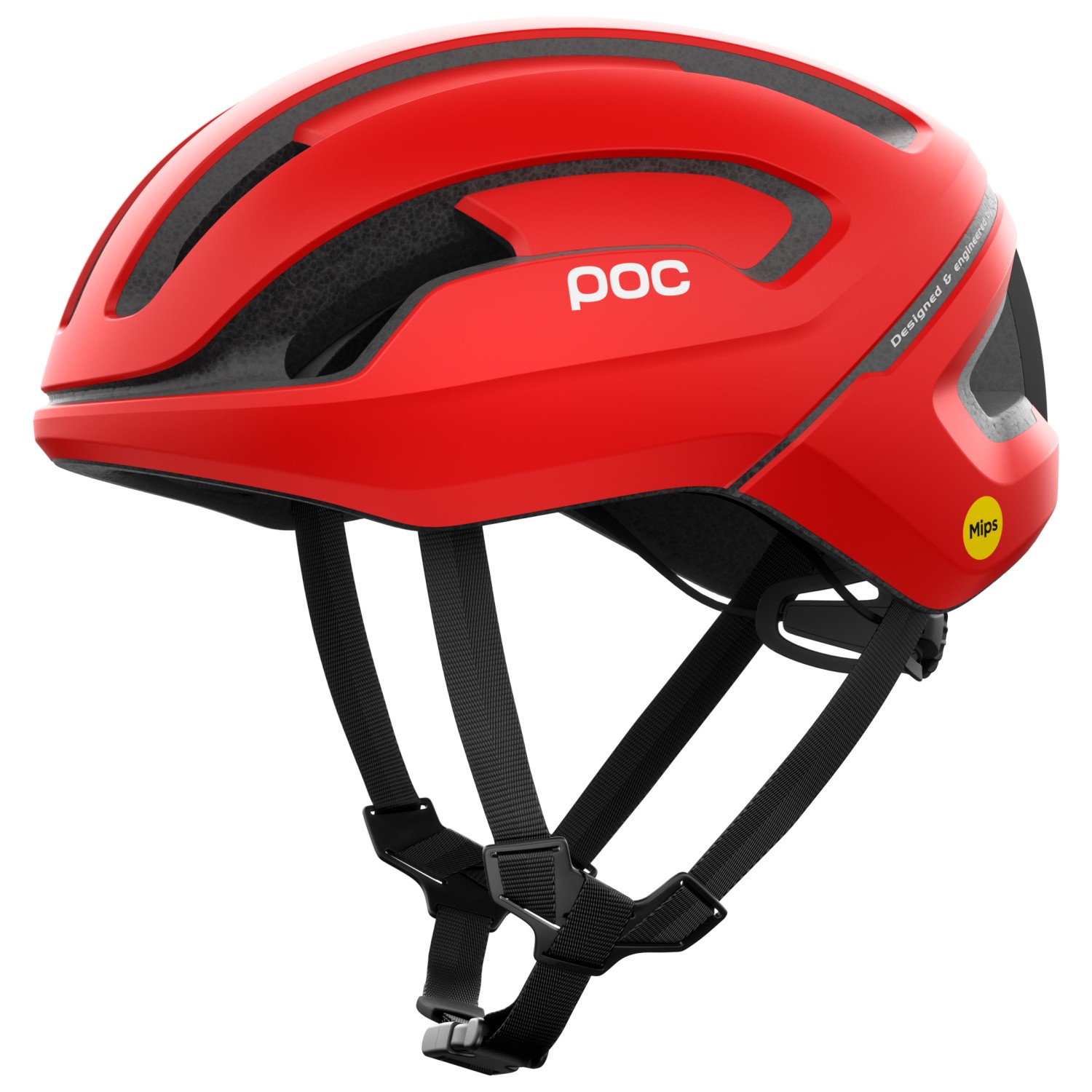 Велосипедный шлем Poc Omne Air MIPS, цвет Prismane Red Matt шлем ccm tacks 210 red l