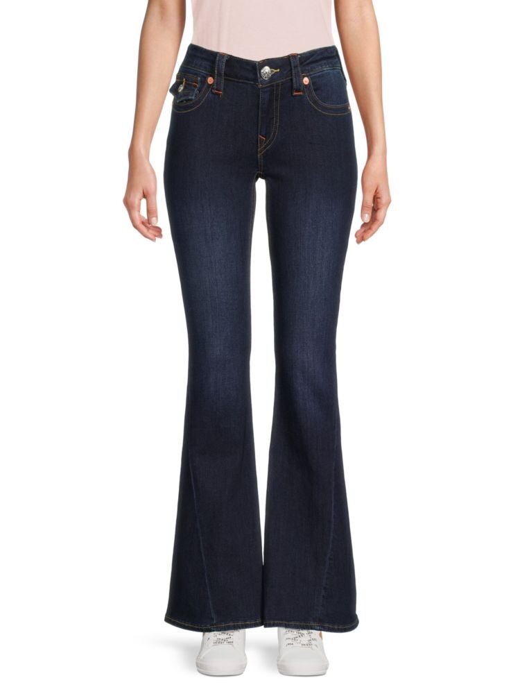 

Расклешенные джинсы Joey с низкой посадкой True Religion, цвет Muddy Water