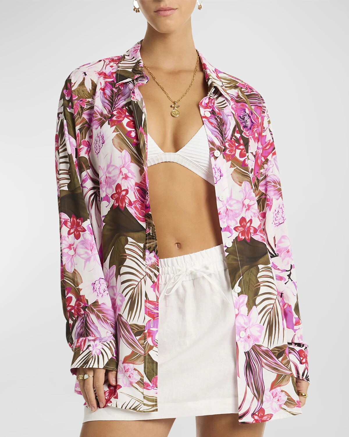 

Пляжная рубашка Isla Sea Level Swim, цвет White