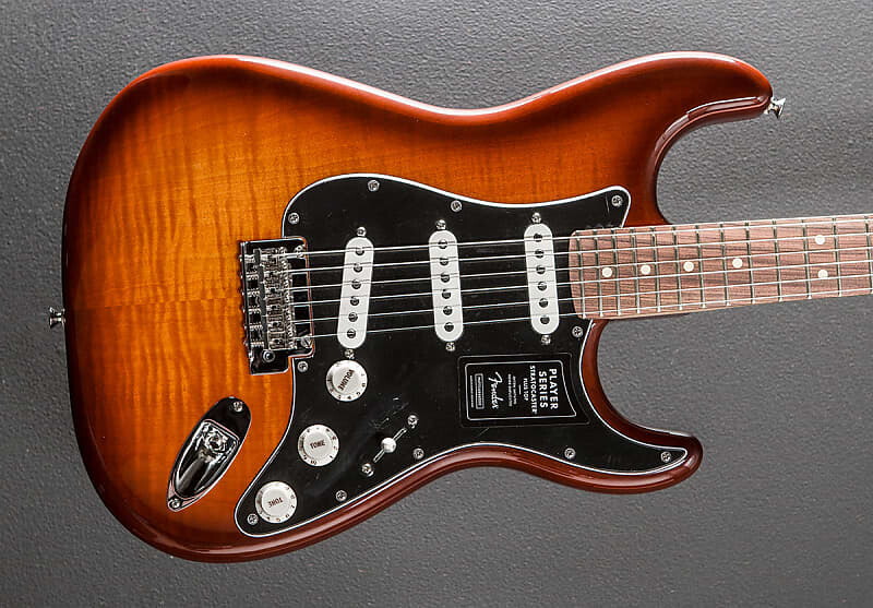 

Электрогитара Fender Player Stratocaster Plus Top - Tobacco Sunburst w/Pau Ferro