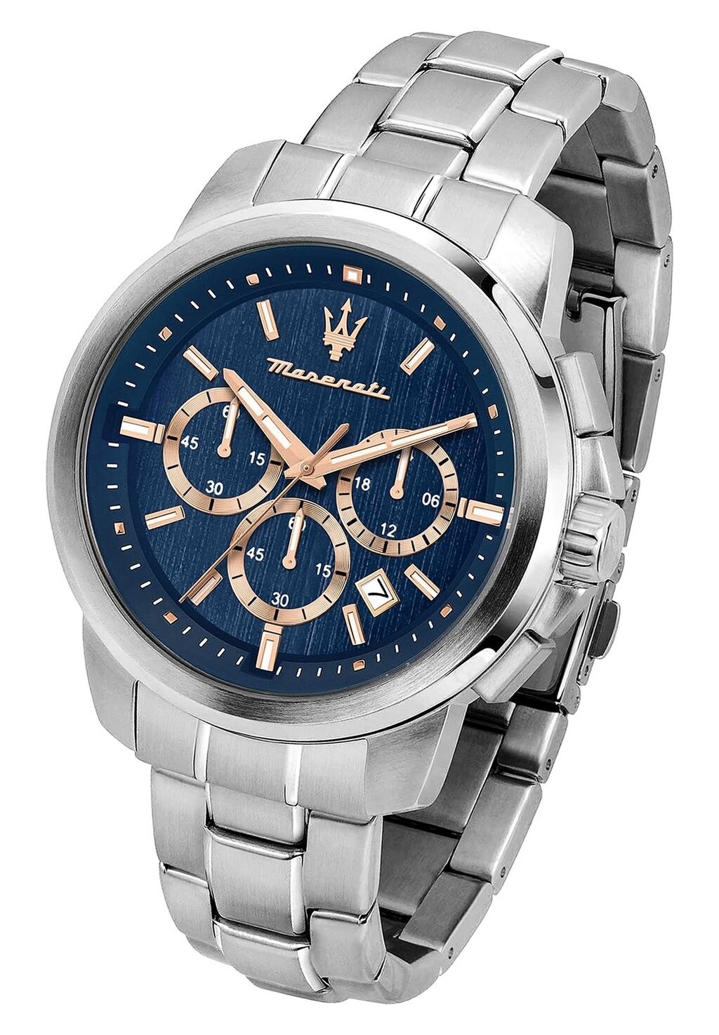 

Хронограф SUCCESSO KOLLEKTION MINERALGLA Maserati, цвет bleu or rose argent