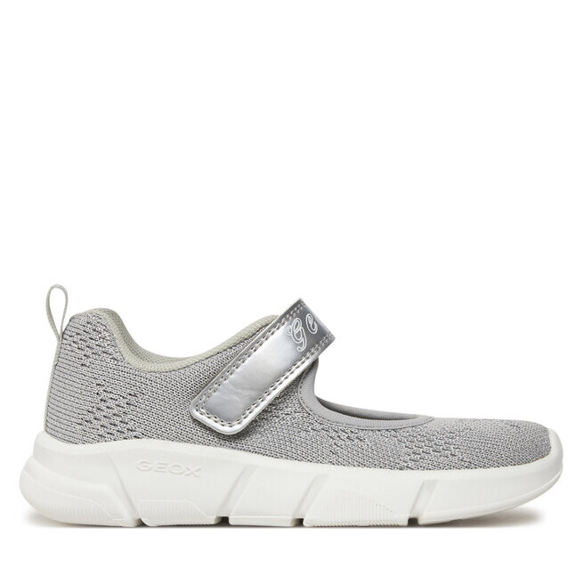 

Туфли Geox J Aril Girl J45DLA 07QHH C1007 S Silver, серебро