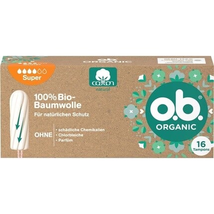 

Ob Organic Super Тампоны 16 шт. O.B