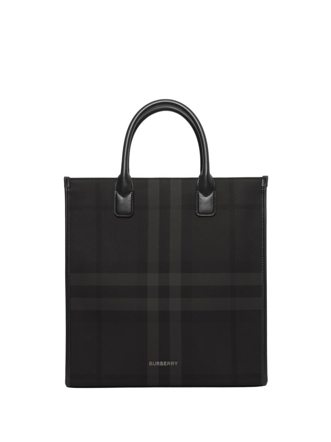 

Burberry сумка-тоут в клетку, черный