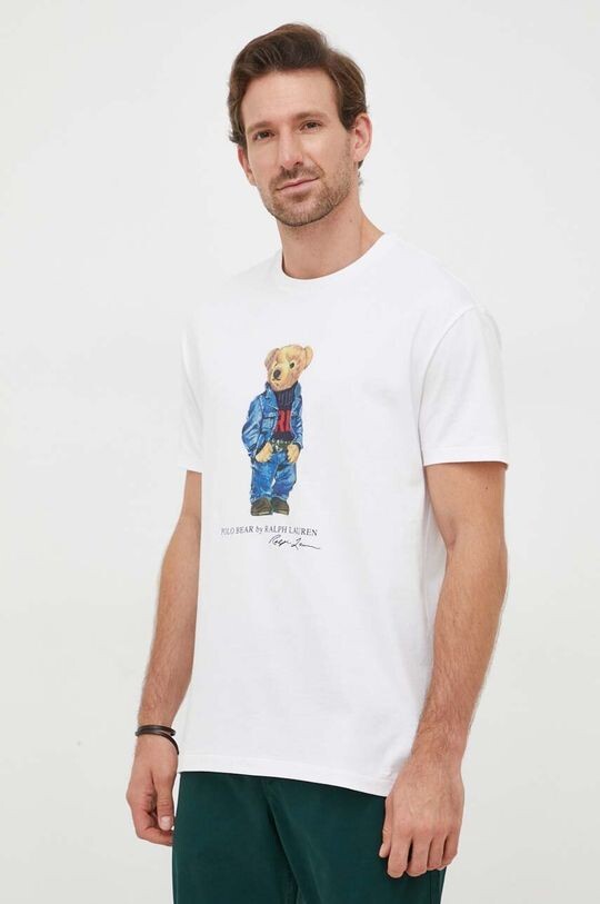 

Хлопковая футболка Polo Ralph Lauren, белый