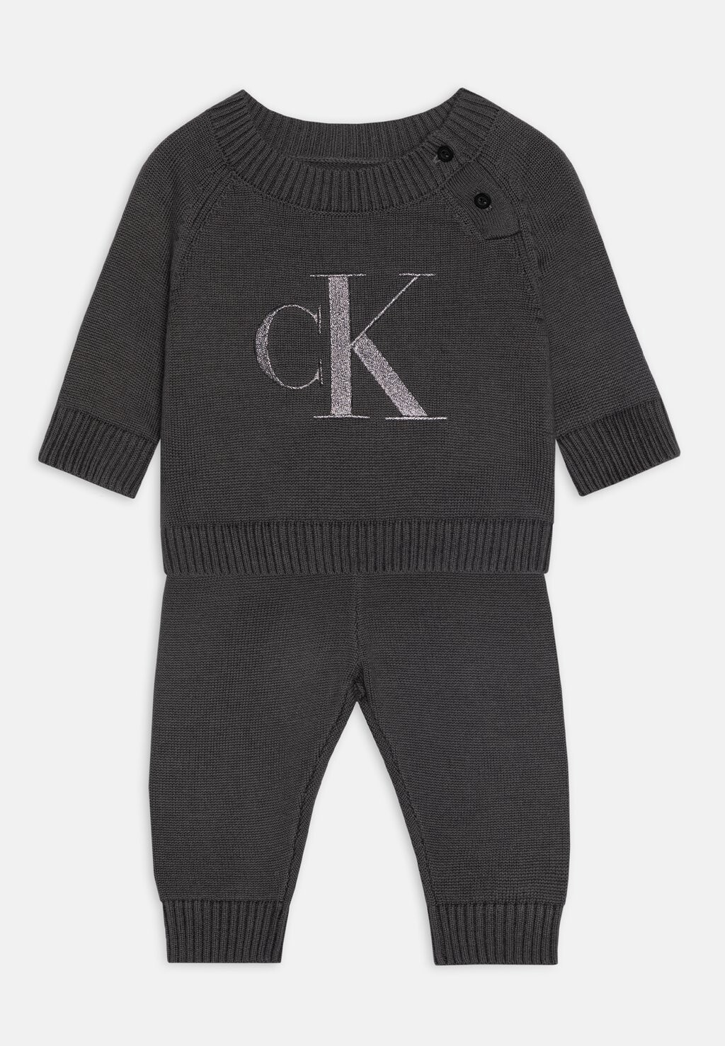 

Джемпер BABY METALLIC MONOGRAM UNISEX SET Calvin Klein Jeans, цвет black