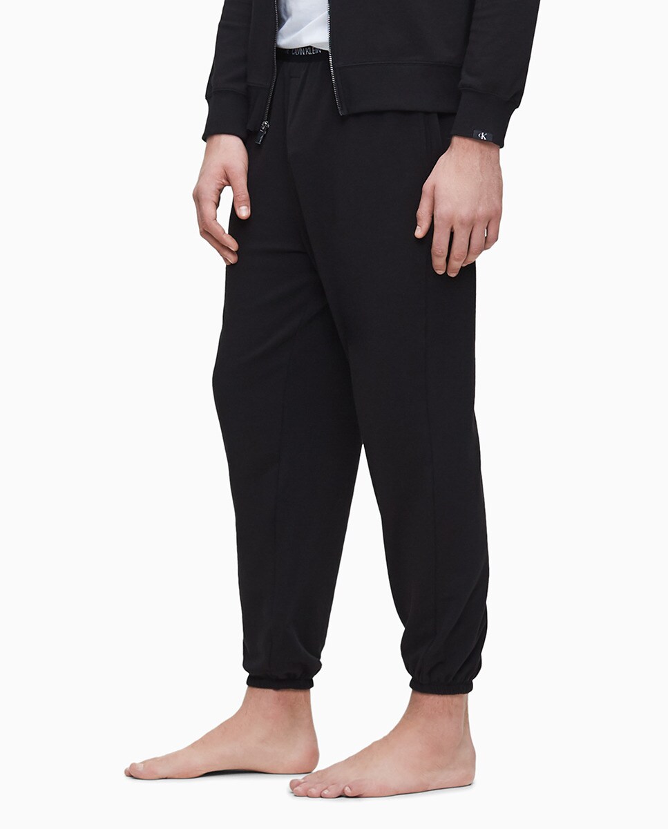 Черные мужские длинные брюки Calvin Klein, черный