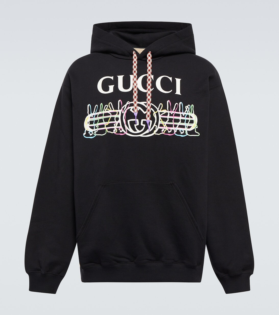 

Худи с логотипом из хлопка Gucci, черный