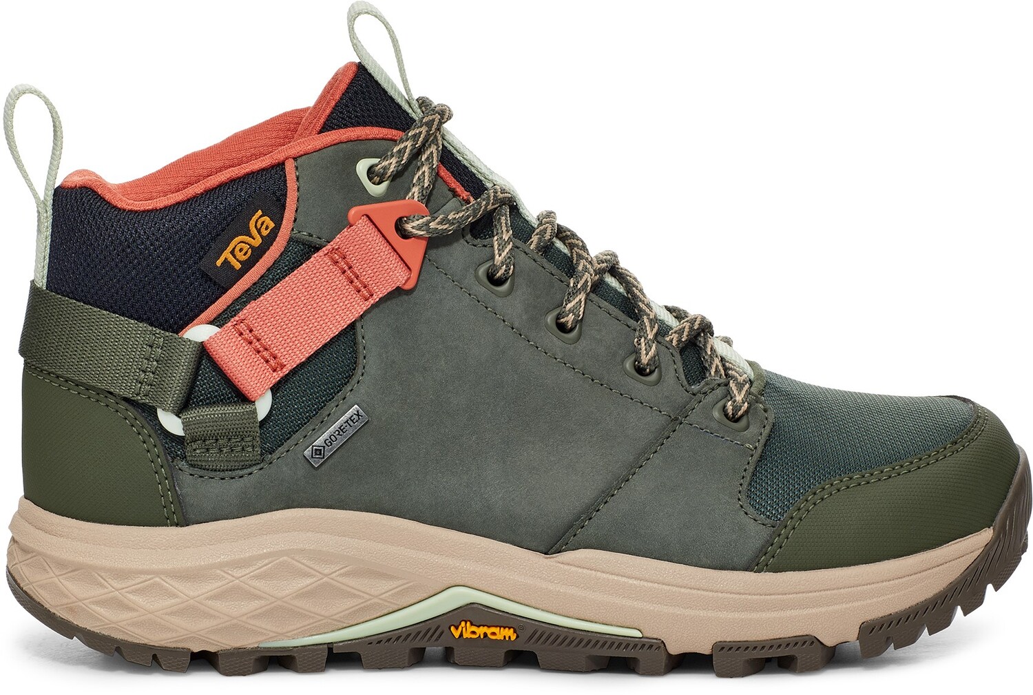 Кроссовки Grandview GTX Mid, женские Teva, зеленый