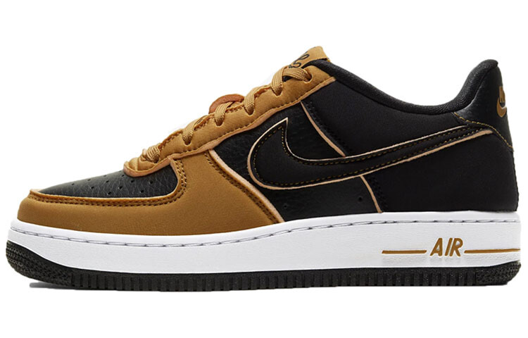 

Nike Air Force 1 Low Black Pink Barely Volt (GS) Черный/Розовый/Barely Volt