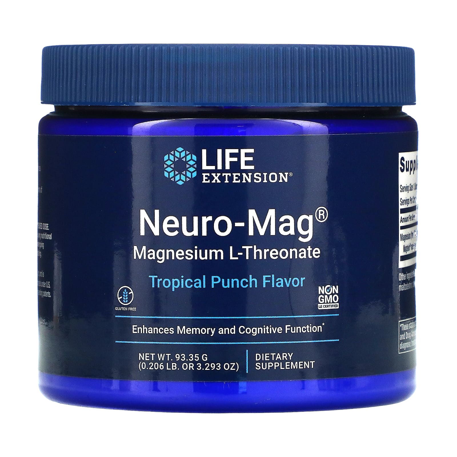 

Life Extension Neuro-Mag Magnesium L-Threonate Tropical Punch Flavor 0.206 lb (93.35 g)