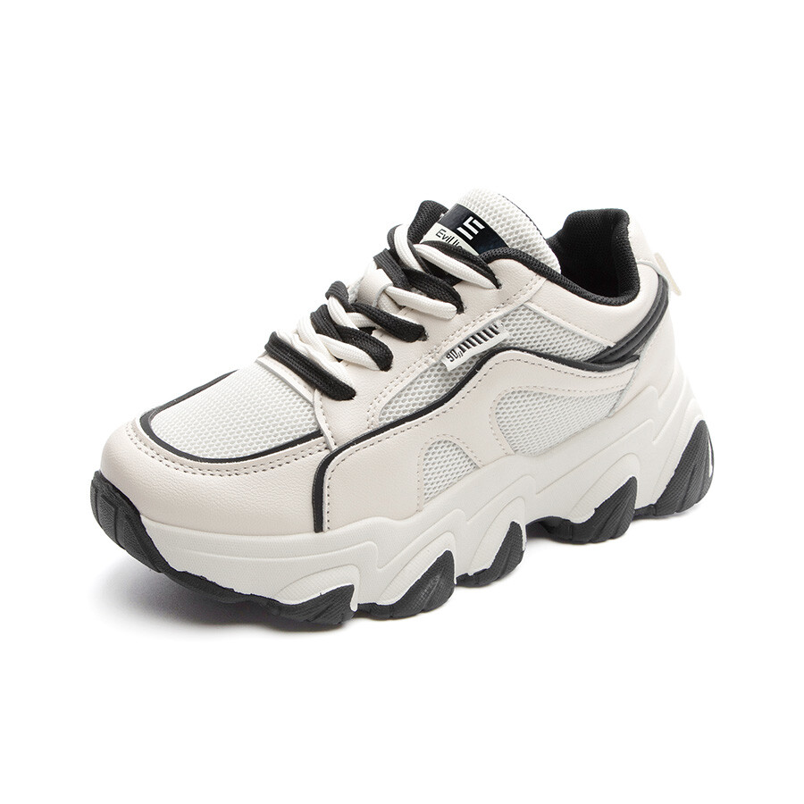 

Кроссовки Evil lions Chunky Sneakers Women's Low-top Black, черный