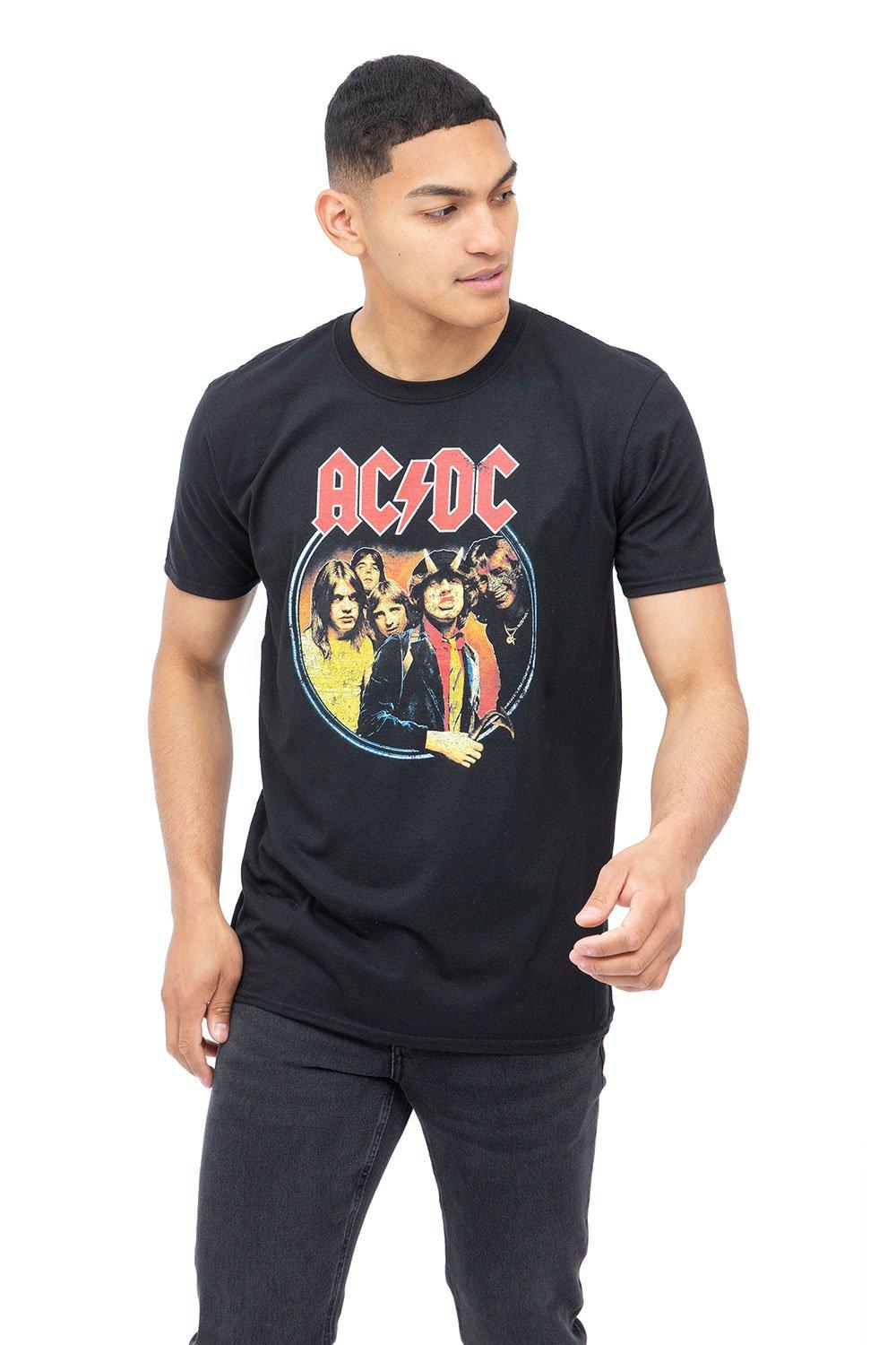79 Хлопковая футболка AC/DC, черный популярная музыкальная рок группа ac dc памятная монета из сплава настольное украшение поделки фотоподарок