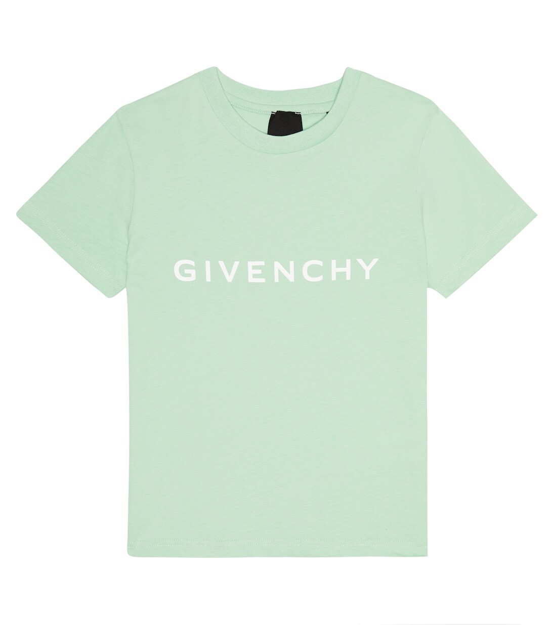 

Футболка из хлопкового джерси с логотипом Givenchy Kids, зеленый