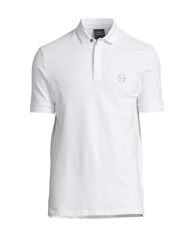 

Рубашка поло Armani Exchange, белый