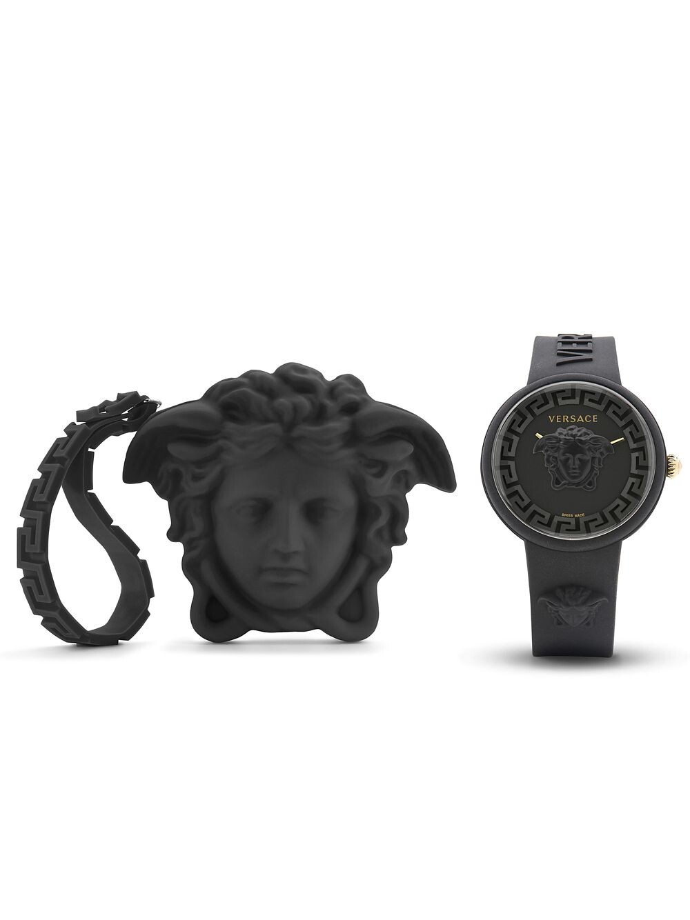 

Матовые силиконовые часы Medusa Pop Versace, черный