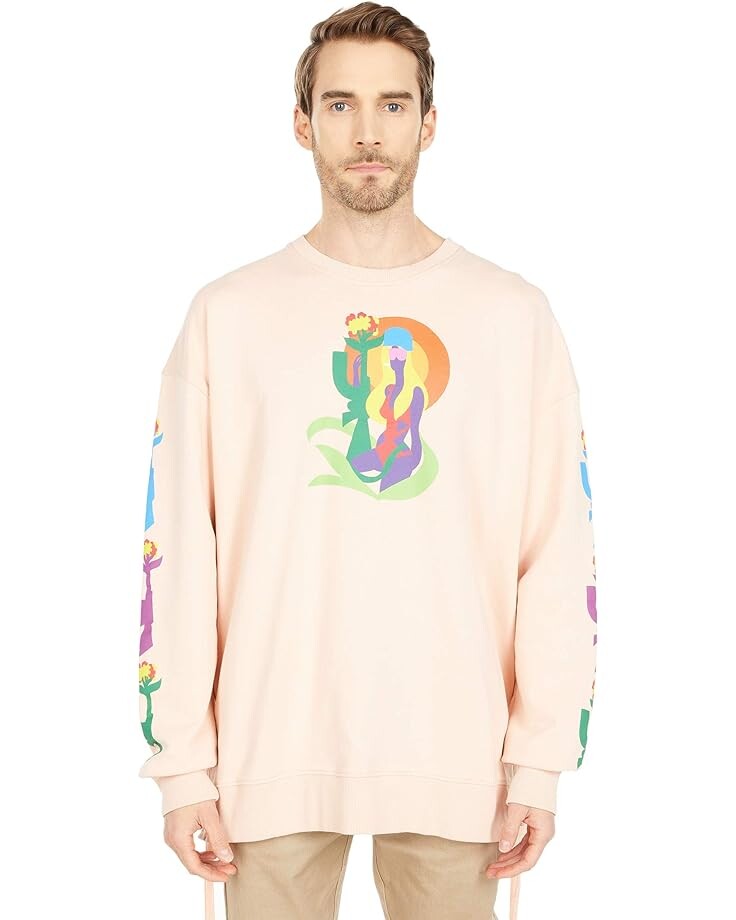 Толстовка Faith Connexion Todd James Crew Neck Sweater, розовый faith connexion толстовка