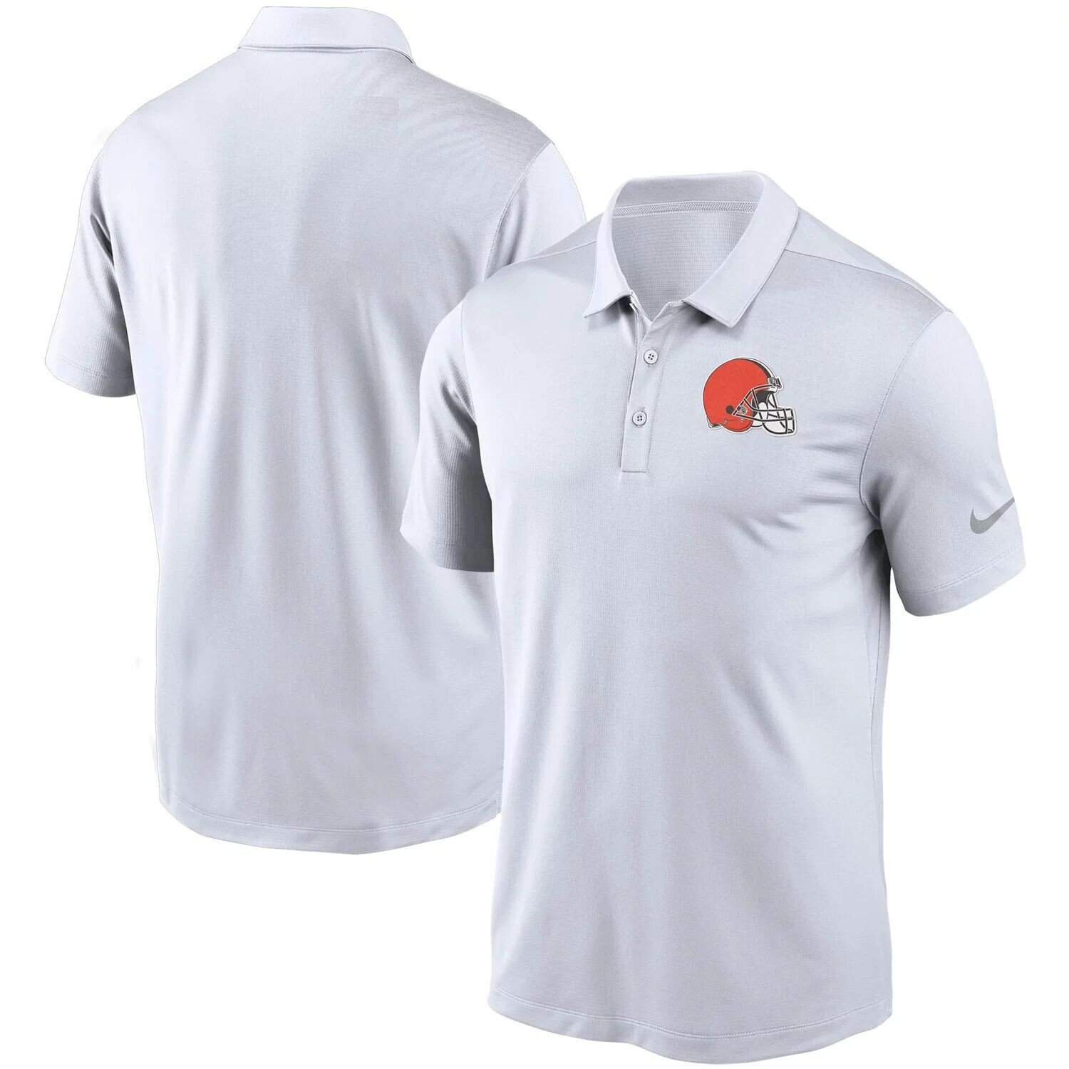 

Мужское белое поло Nike Cleveland Browns Fan Gear Franchise Team Performance, Белый