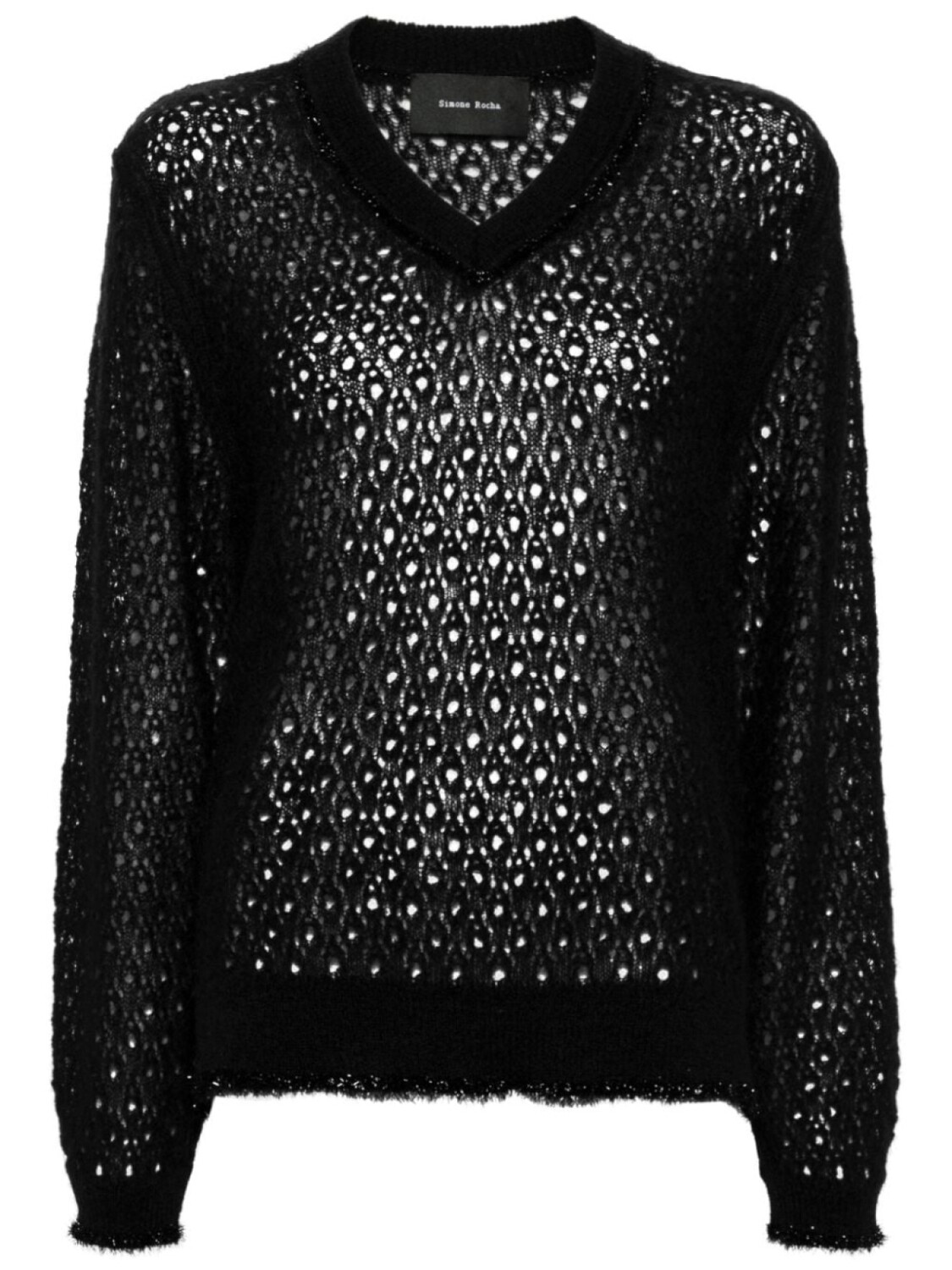 

Simone Rocha джемпер Tinsel, черный