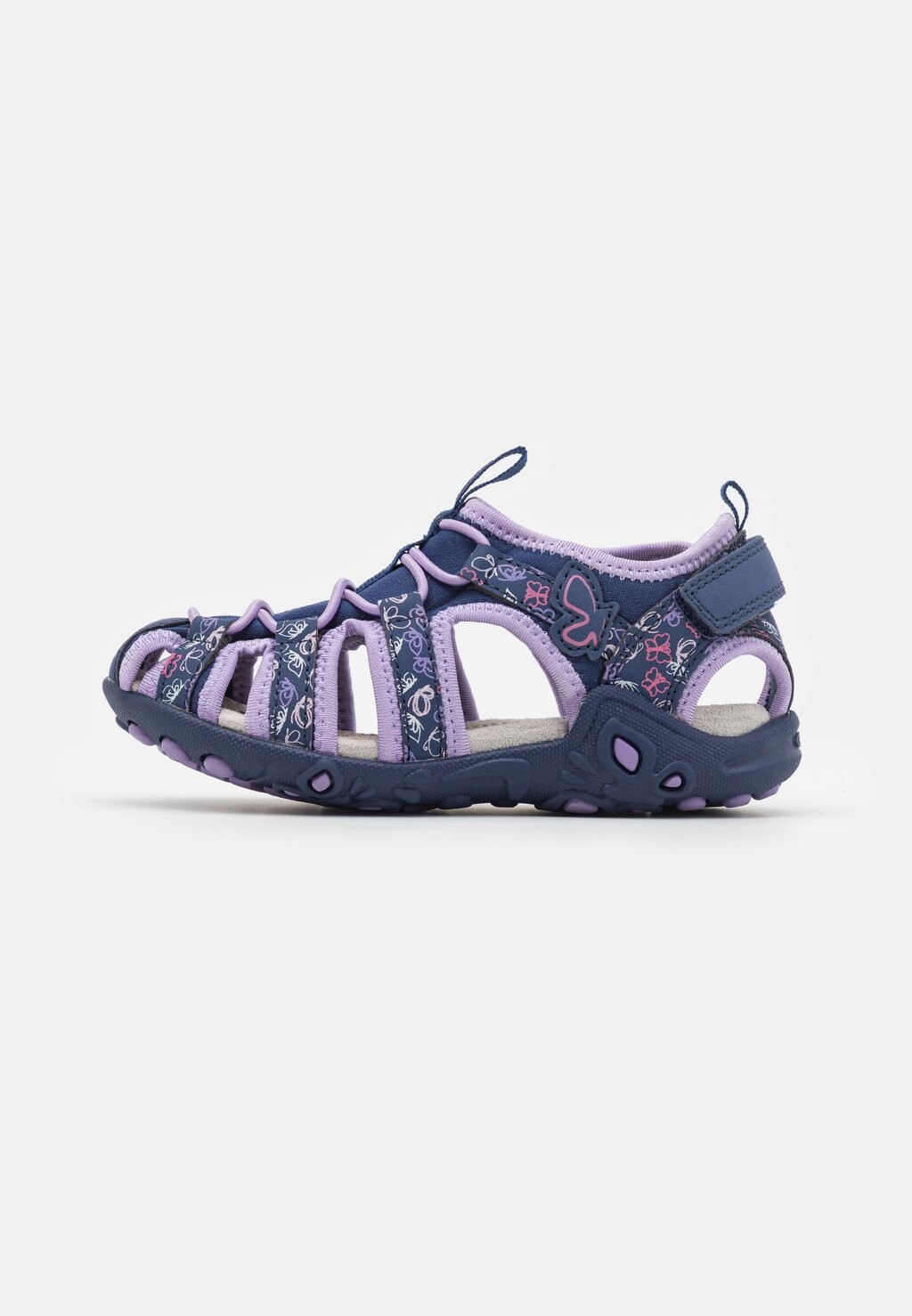 

Трекинговые сандалии Whinberry Geox, цвет navy/dark lilac