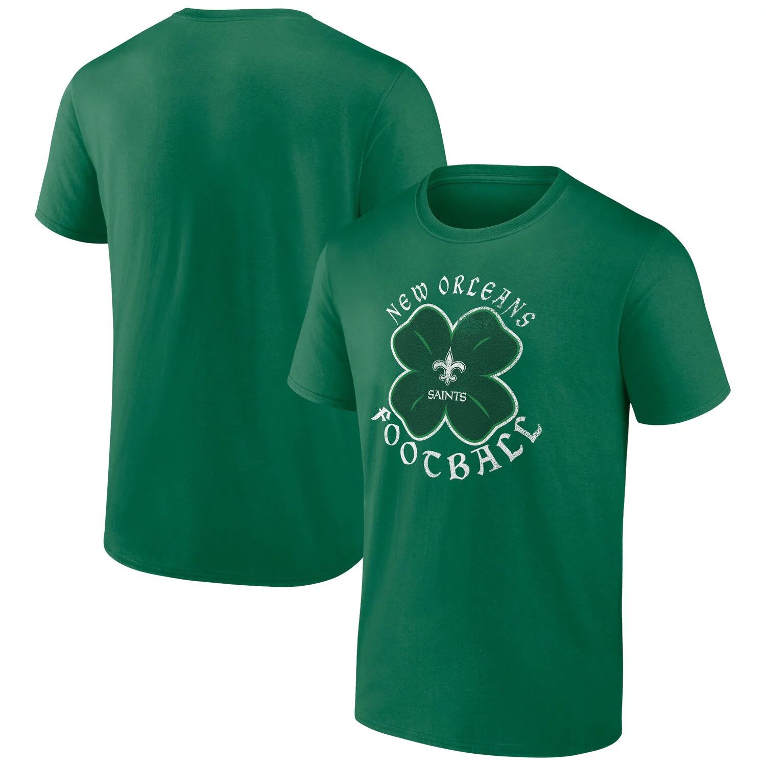 

Мужская зеленая футболка с логотипом Kelly New Orleans Saints Celtic Clover Fanatics, Зеленый