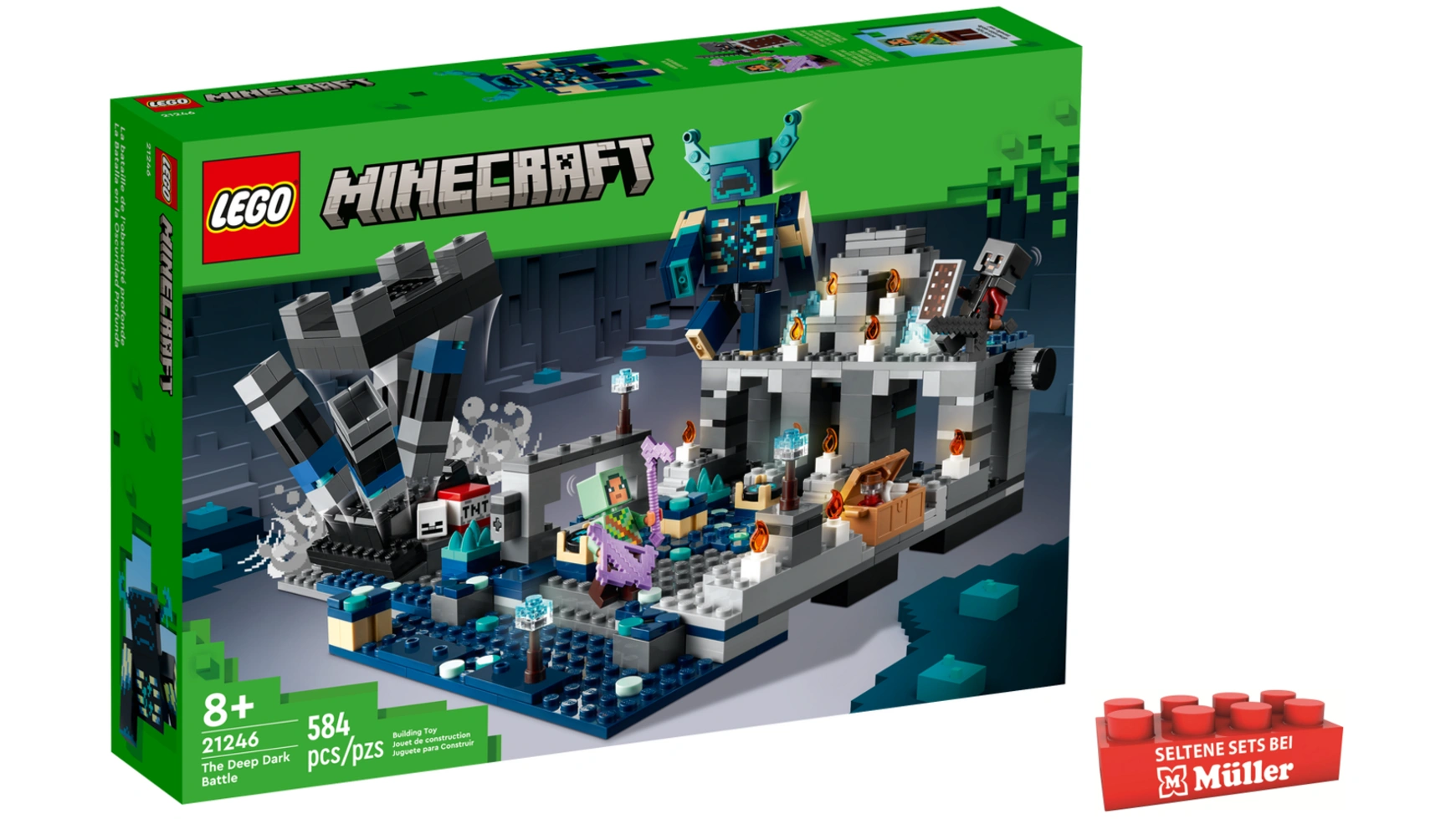 

Lego Minecraft Дуэль в темноте, игрушка с фигурками