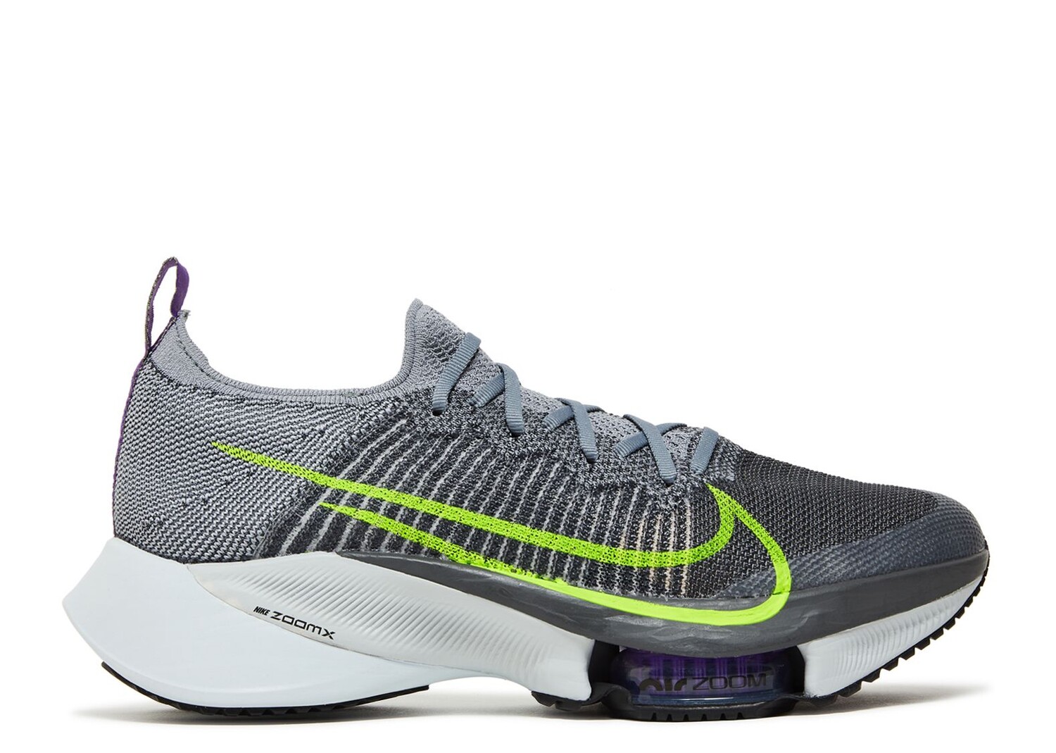 

Кроссовки Nike Air Zoom Tempo Next% Flyknit 'Particle Grey Volt', серый