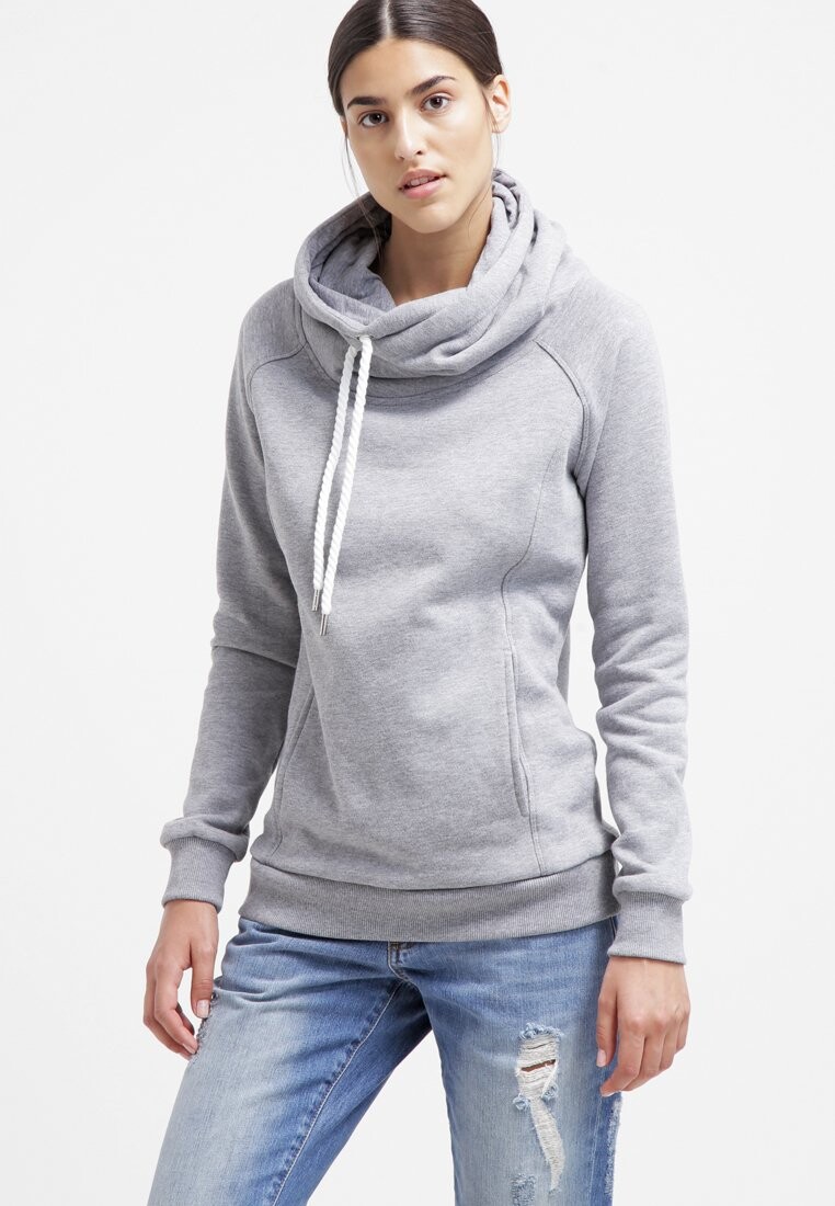 

Толстовка Urban Classics РЕГЛАН HIGH NECK, серый