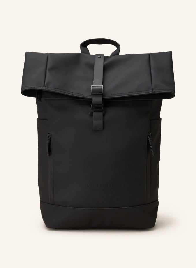 Рюкзак руллен 22,5 л с отделением для ноутбука Gaston Luga, черный рюкзак сплэш 20 л с отделением для ноутбука gaston luga бежевый