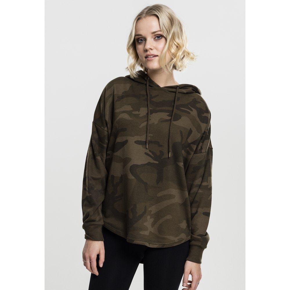 Толстовка Urban Classics Camo, зеленый