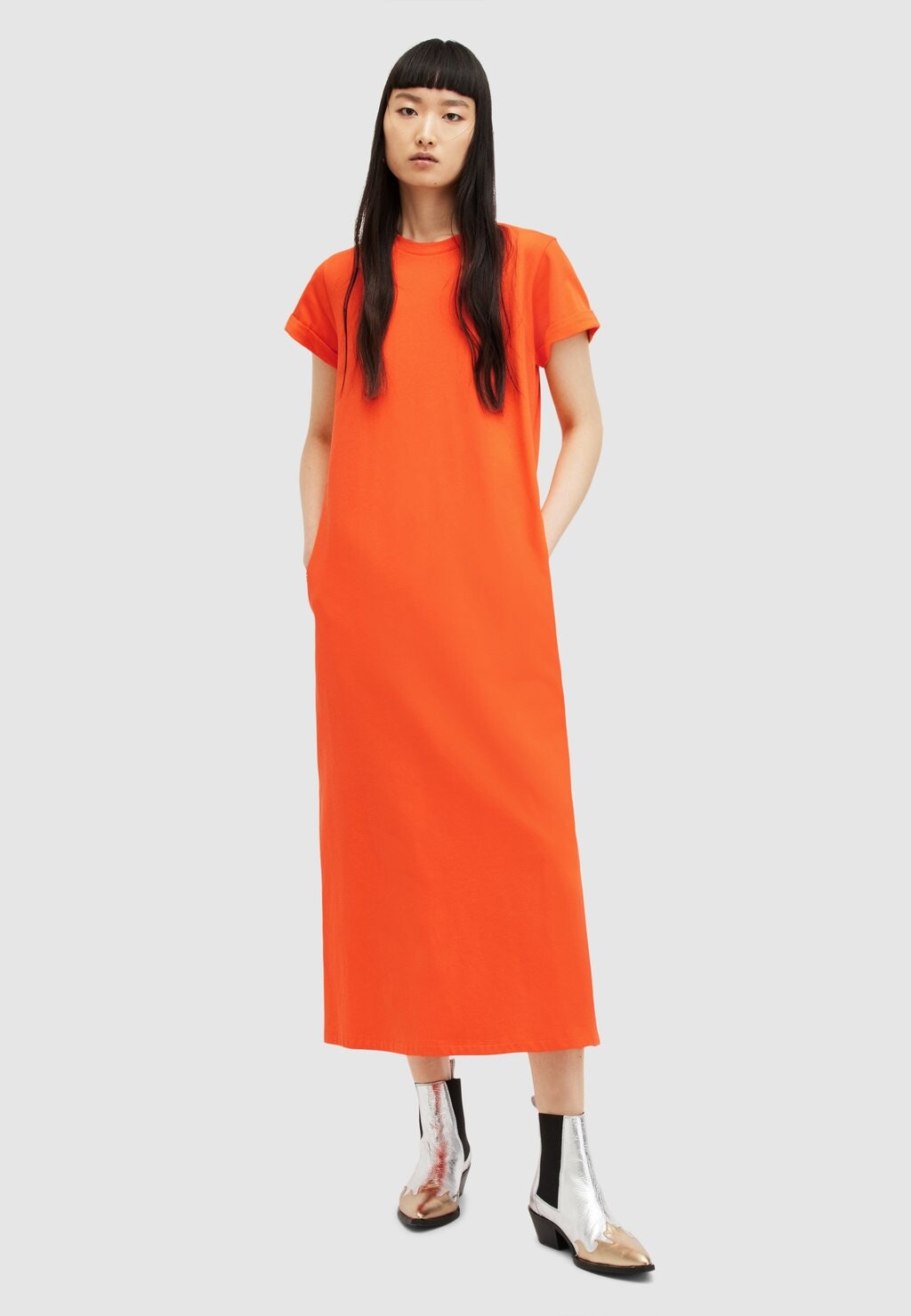 

Повседневное платье ANNA AllSaints, цвет zesty orange