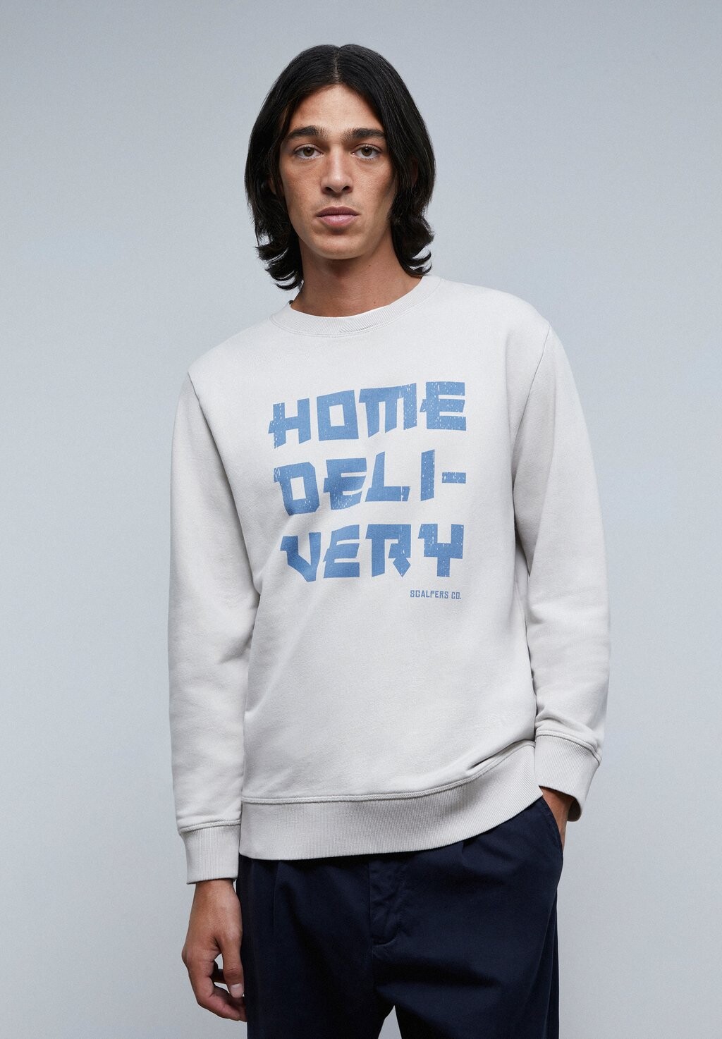 

Толстовка DELIVERY Scalpers, цвет light grey