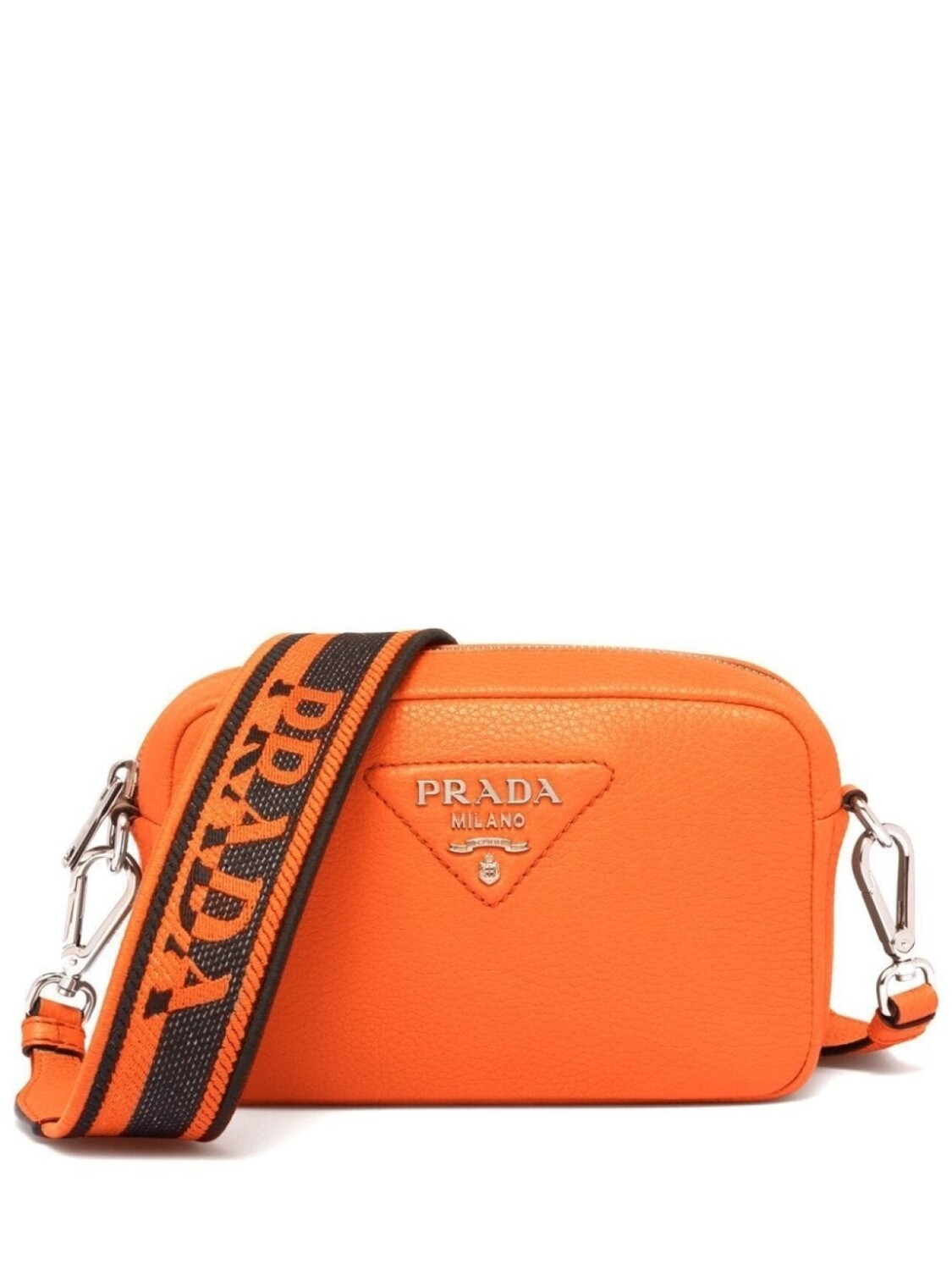 

Prada сумка через плечо с логотипом, оранжевый