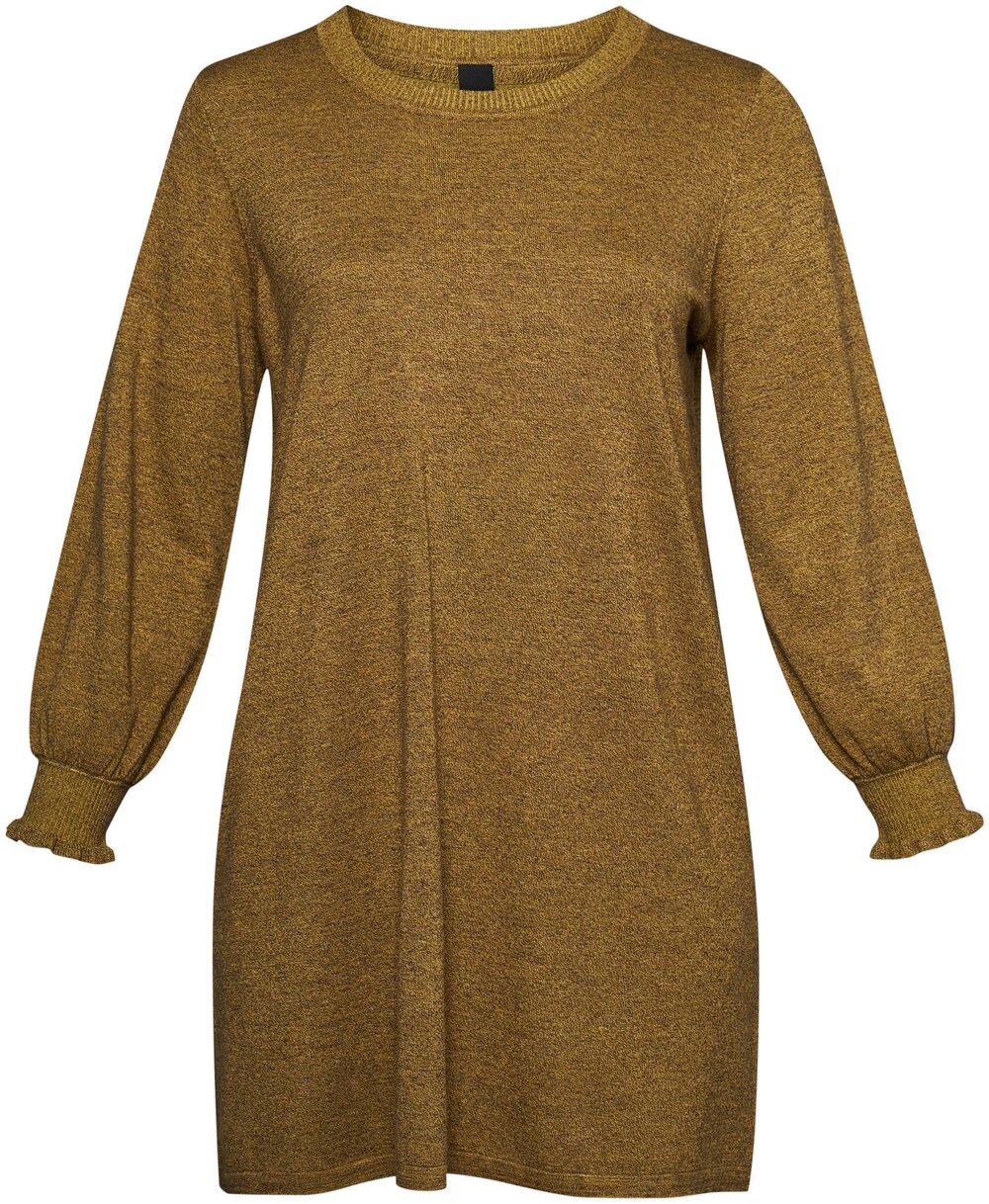 Вязанное платье Adia Fashion, пестрый коричневый блузка adia fashion синий