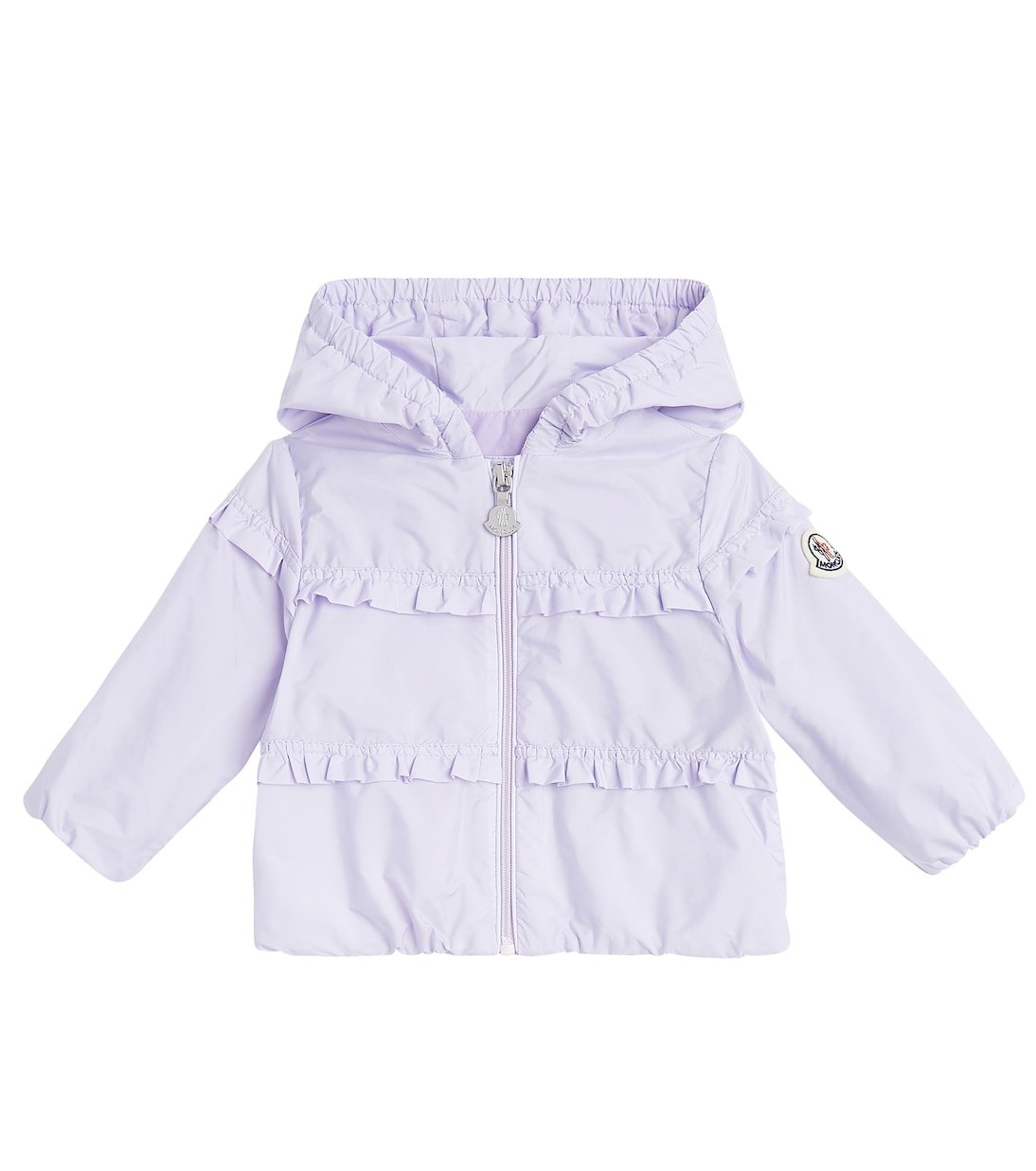 

Техническая куртка с рюшами Baby Hiti Moncler Enfant, фиолетовый