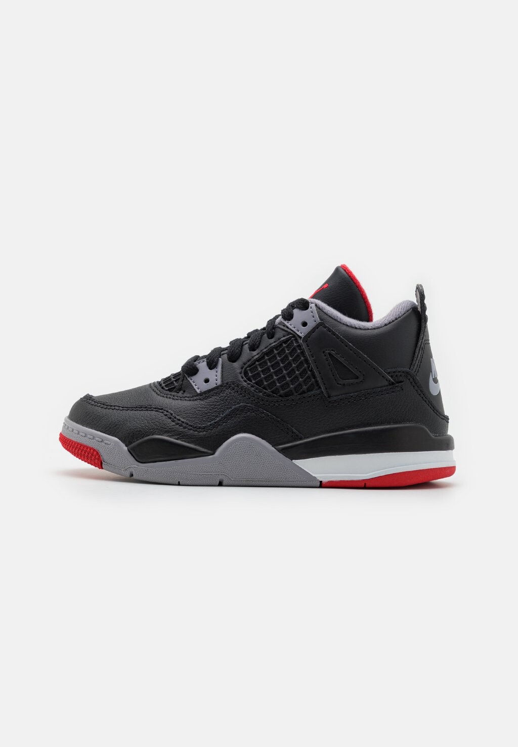 

Баскетбольные кроссовки JORDAN 4 RETRO UNISEX, цвет black/fire red/cement grey/summit white