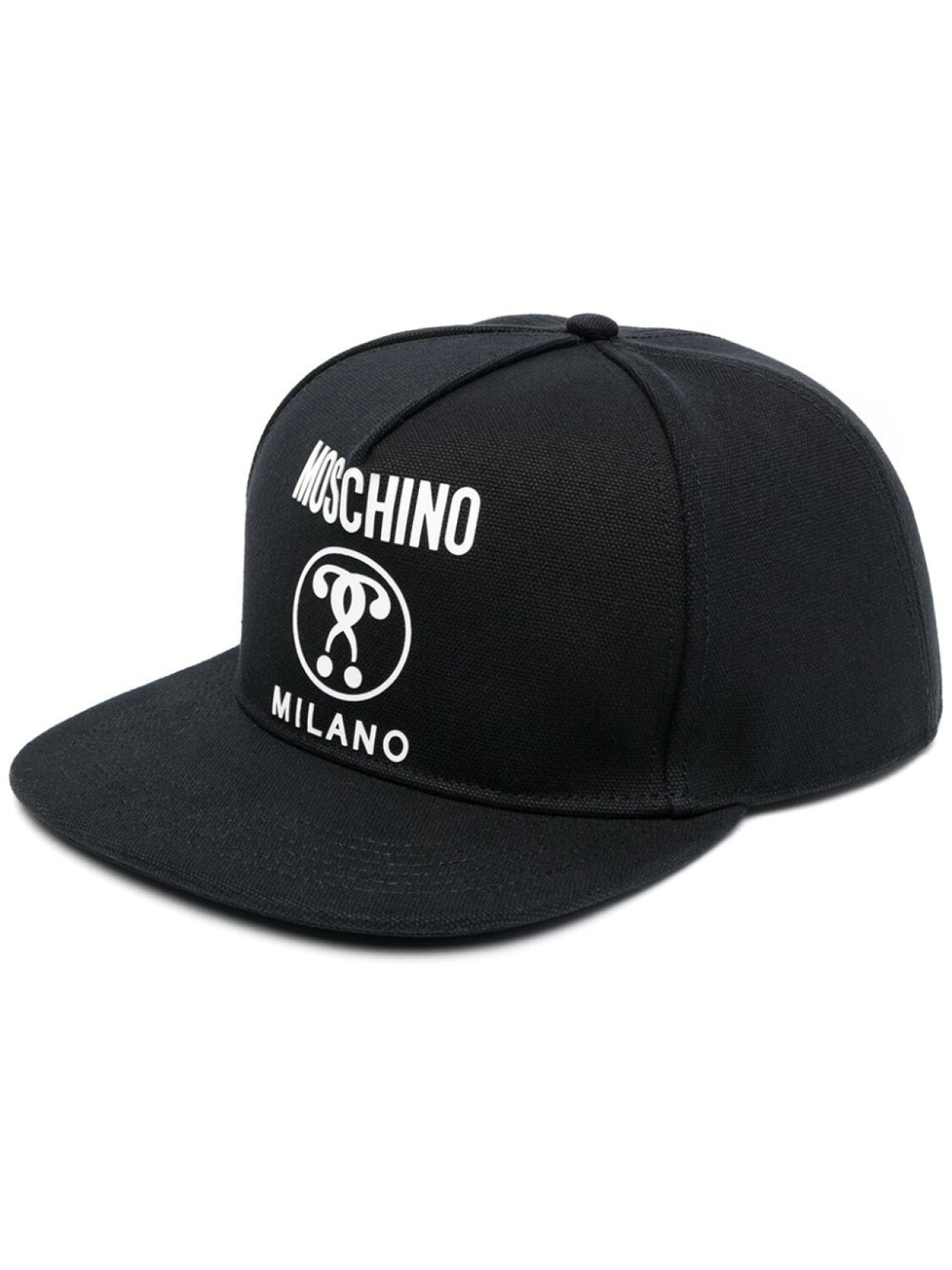 

Шестипанельная кепка с логотипом Moschino, черный
