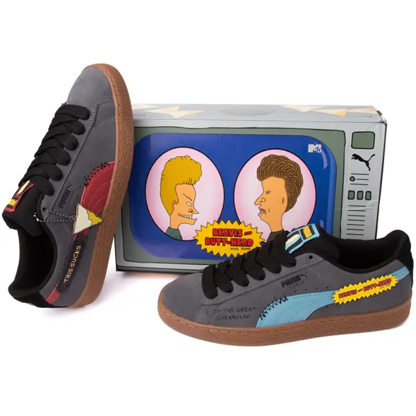 

Мужские замшевые кроссовки PUMA x Beavis and Butt-Head, мультиколор