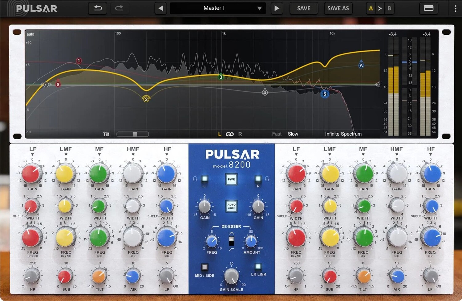

Плагин Pulsar Audio 8200 EQ