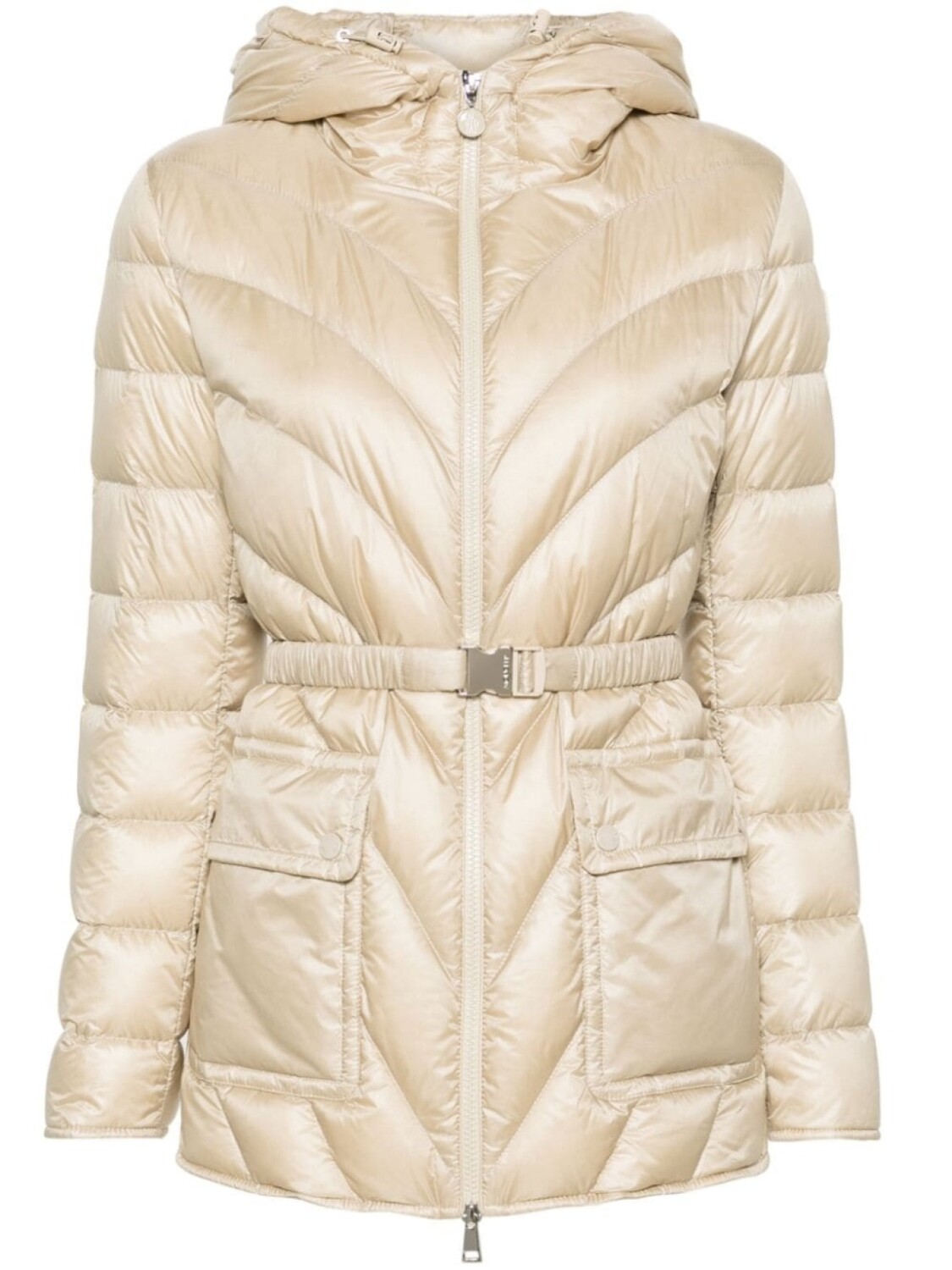 

Moncler пуховик Argenno, нейтральный цвет