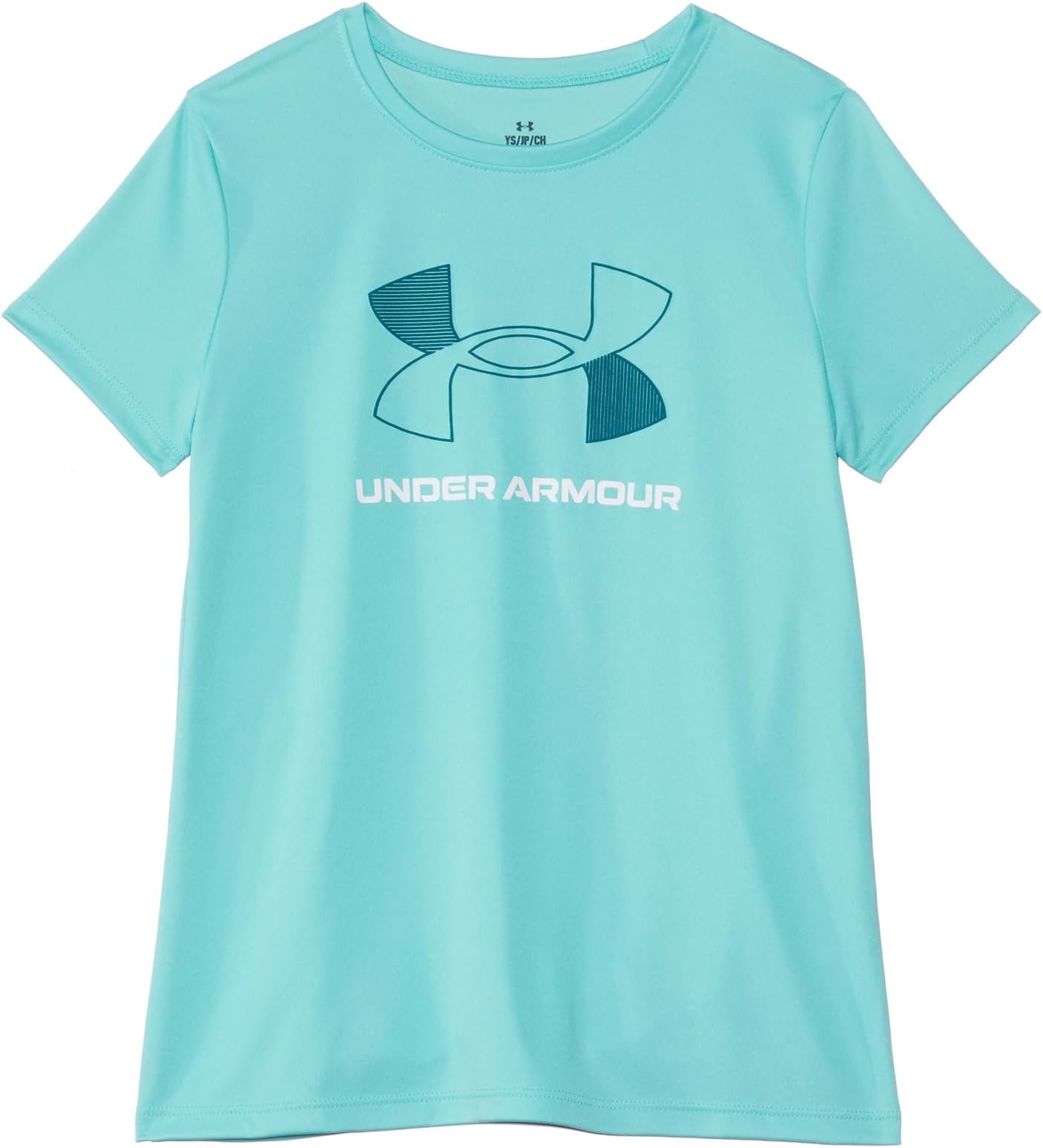 

Футболка Under Armour Tech Big Logo Short Sleeve T-Shirt, цвет Radial Turquoise/White